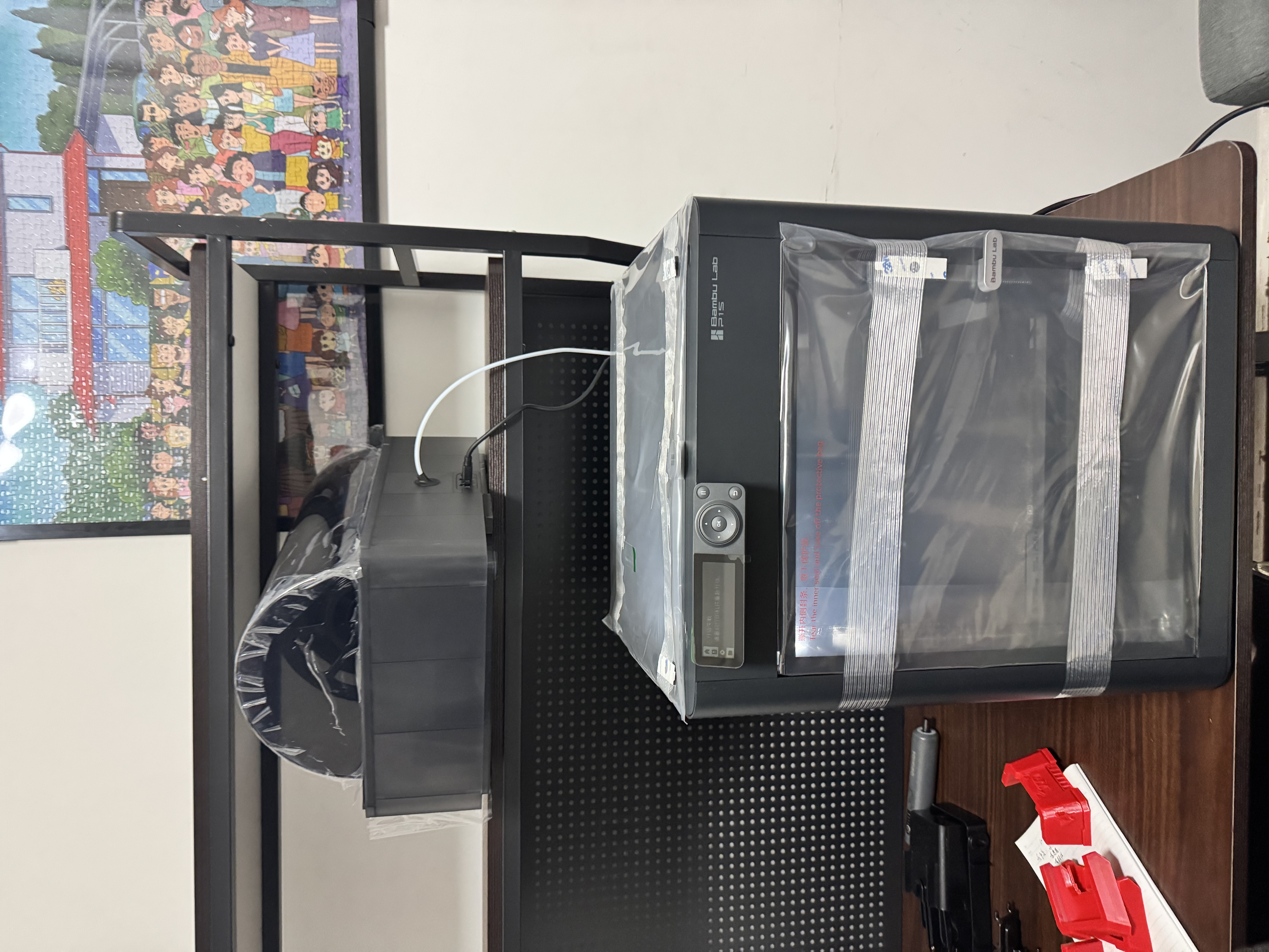 拓竹P1SC 3D打印机儿童礼物桌面家用FDM全自动调平大尺寸多色高速3d打印机器【大陆版】 实拍图