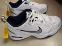 耐克NIKE男训练鞋老爹鞋AIR MONARCH IV运动鞋415445-102白蓝42.5 实拍图