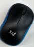 罗技（Logitech）M185鼠标 无线鼠标 办公鼠标 对称鼠标 黑色灰边 带无线2.4G接收器 实拍图