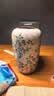 九千谷新中式陶瓷花瓶插花水养客厅高级花器摆件装饰绿棕碎花高22cm1111 实拍图