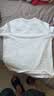 布先生春夏季短袖T恤男士纯棉小白T纯色内搭打底衫 白色 2XL(185) 实拍图