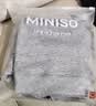 名创优品（MINISO）连帽卫衣男重磅宽松秋季休闲高级感青少年潮流外套 麻灰 L 实拍图