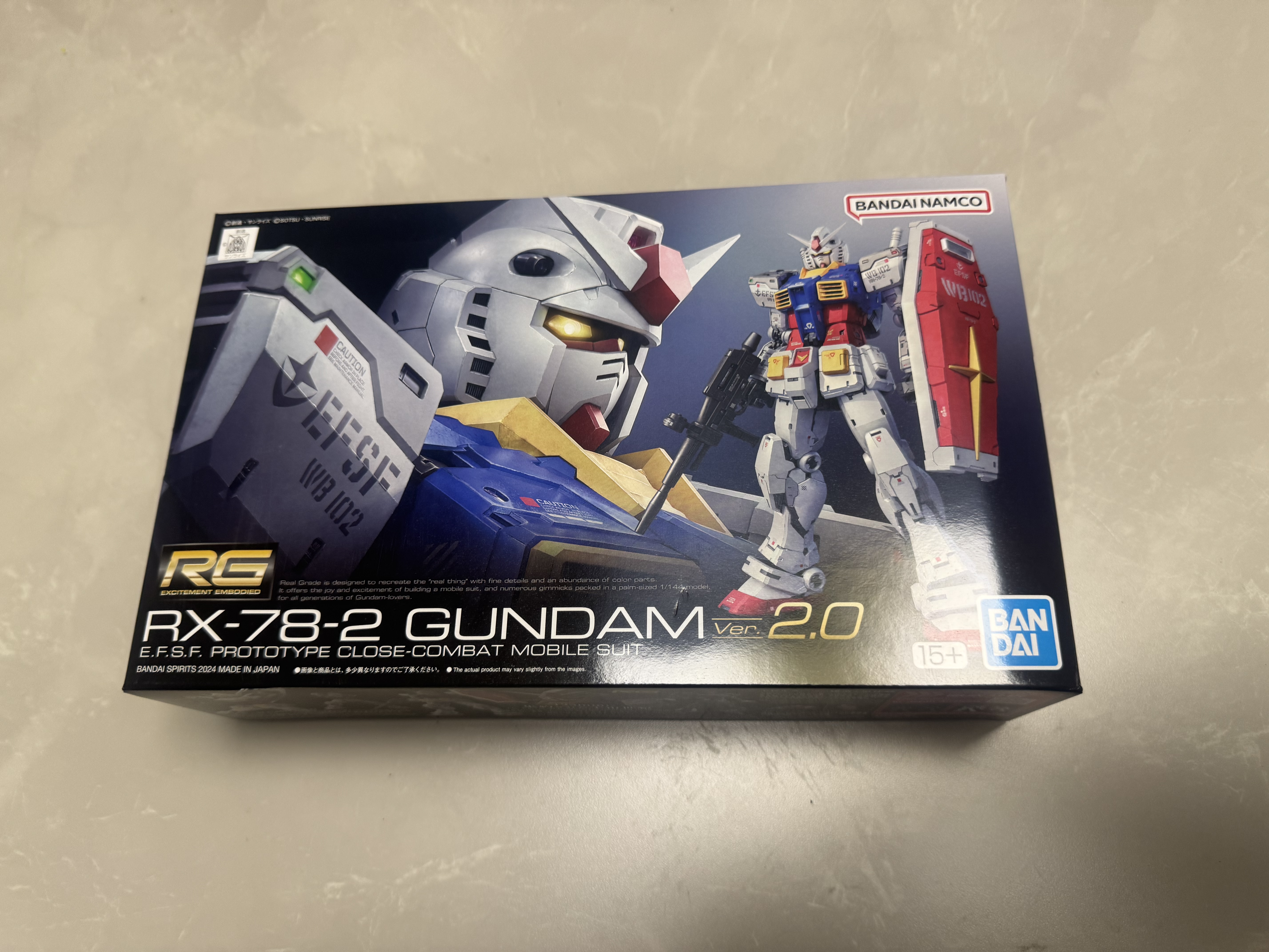 万代（BANDAI）RG 1/144 RX-78-2 高达 元祖 RGU ver 2.0 实拍图