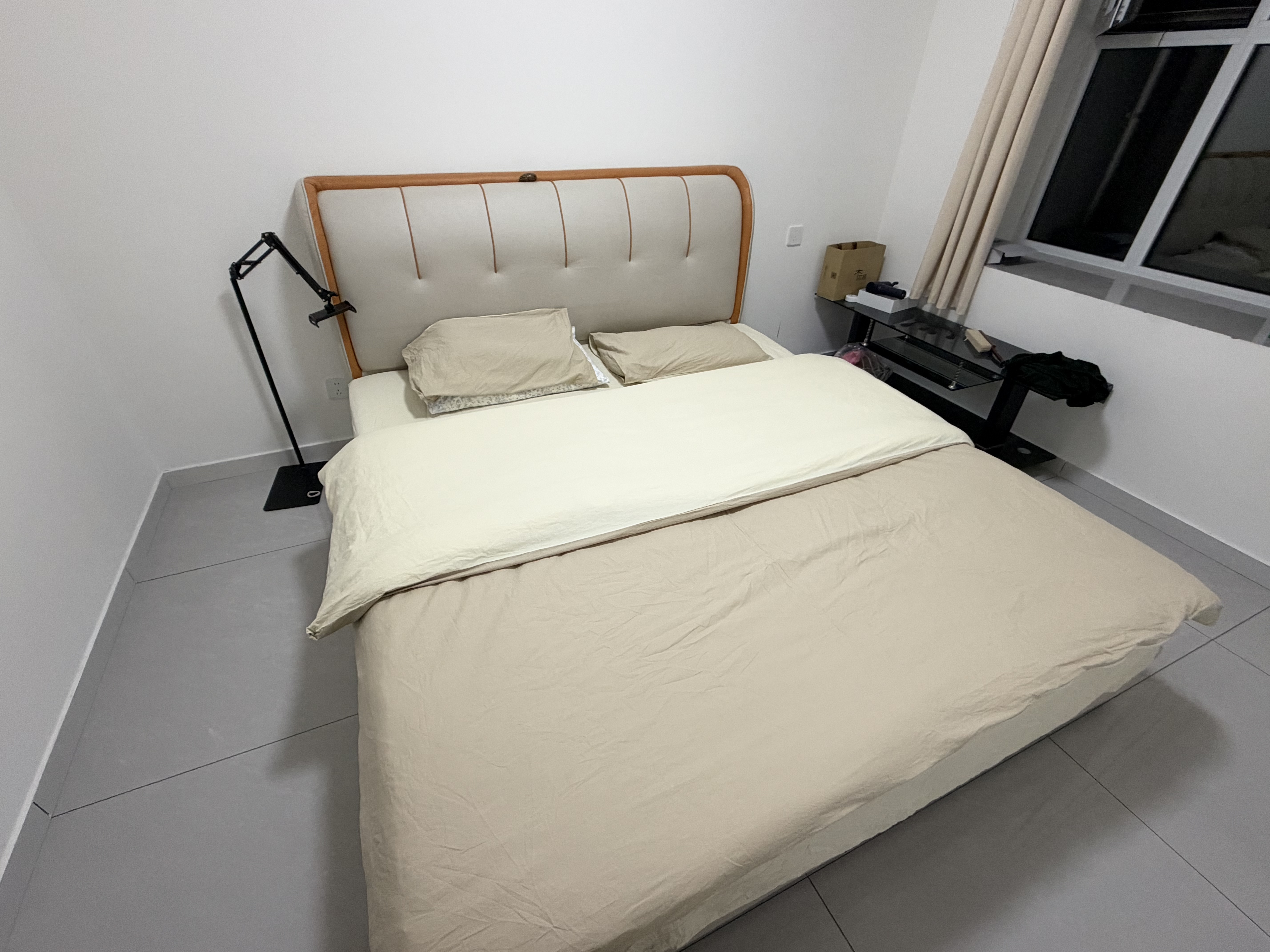 京东京造100%纯棉四件套全棉床单被套抑菌套件床上用品220*240cm1.8/2.0米床 燕麦驼 实拍图