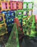 魔磁玩家（ MAGPLAYER）彩窗磁力片磁吸积木3-6岁男孩儿童益智玩具双塔摩天轮120件桶装 实拍图