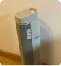 美的（Midea）【下压出暖】石墨烯语音暖风机取暖器 家用电热电暖器 立式电暖气节能速热小太阳暖脚神器 HFS20BD 实拍图