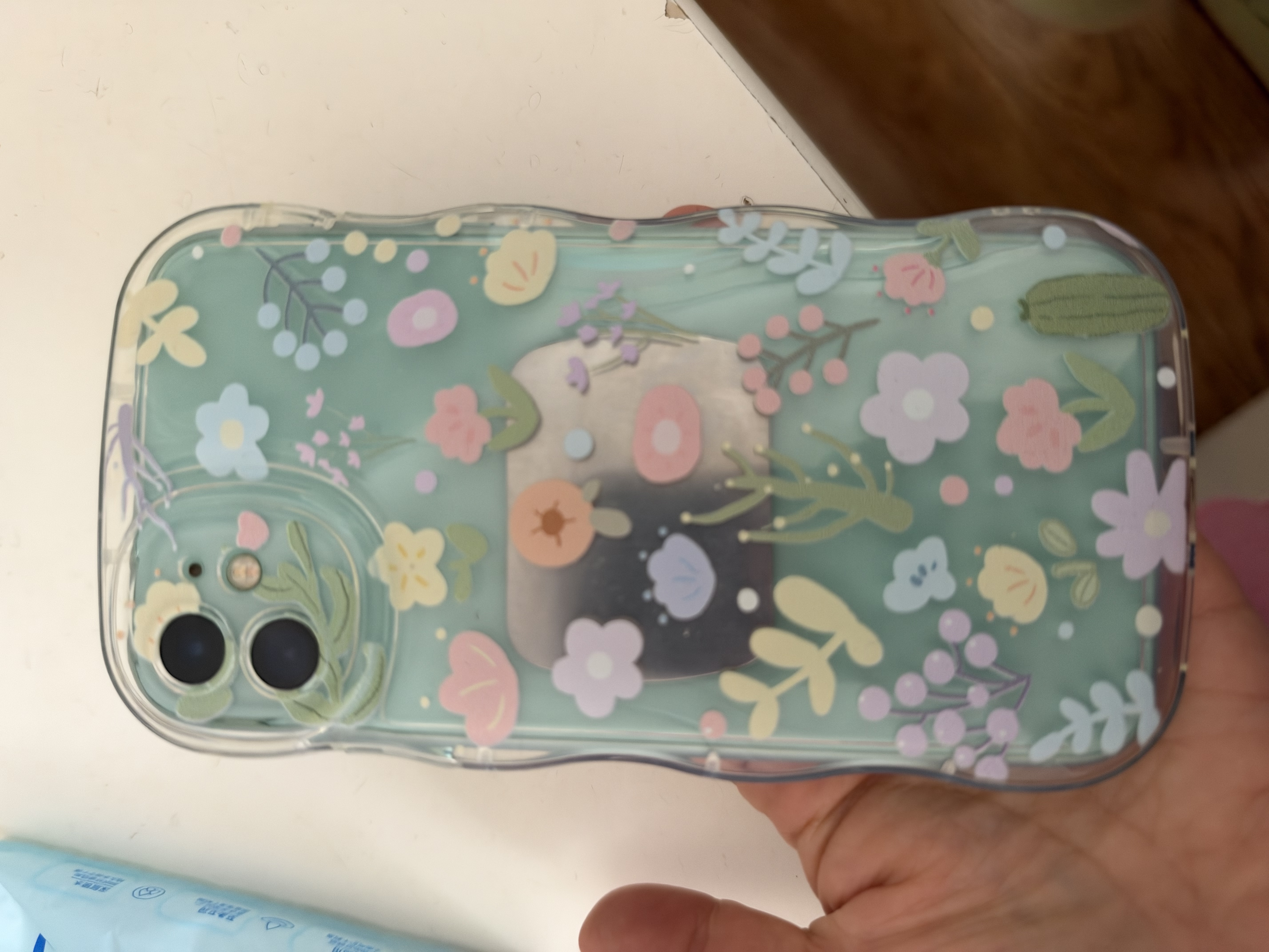 江铭 适用苹果11手机壳iPhone11手机保护套带手链碎花仙女款透明带气囊防摔超薄可爱时尚网红新潮流 实拍图
