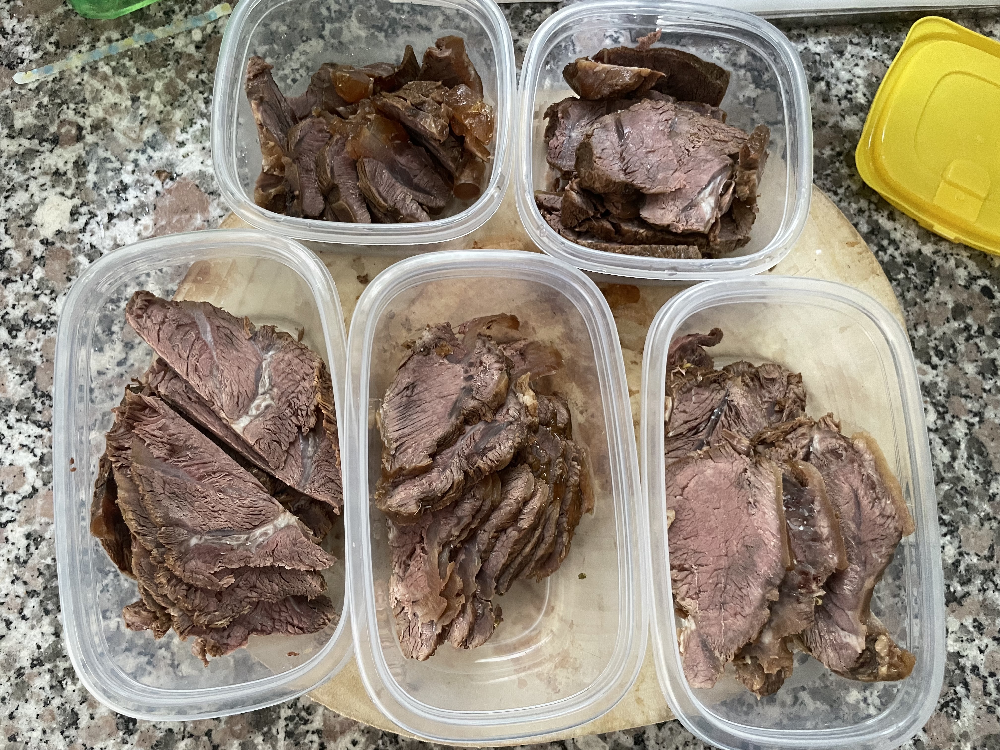 月盛斋【冷鲜牛肉】国产牛腱子净重2斤 内蒙冰鲜牛肉生鲜 中华老字号 实拍图