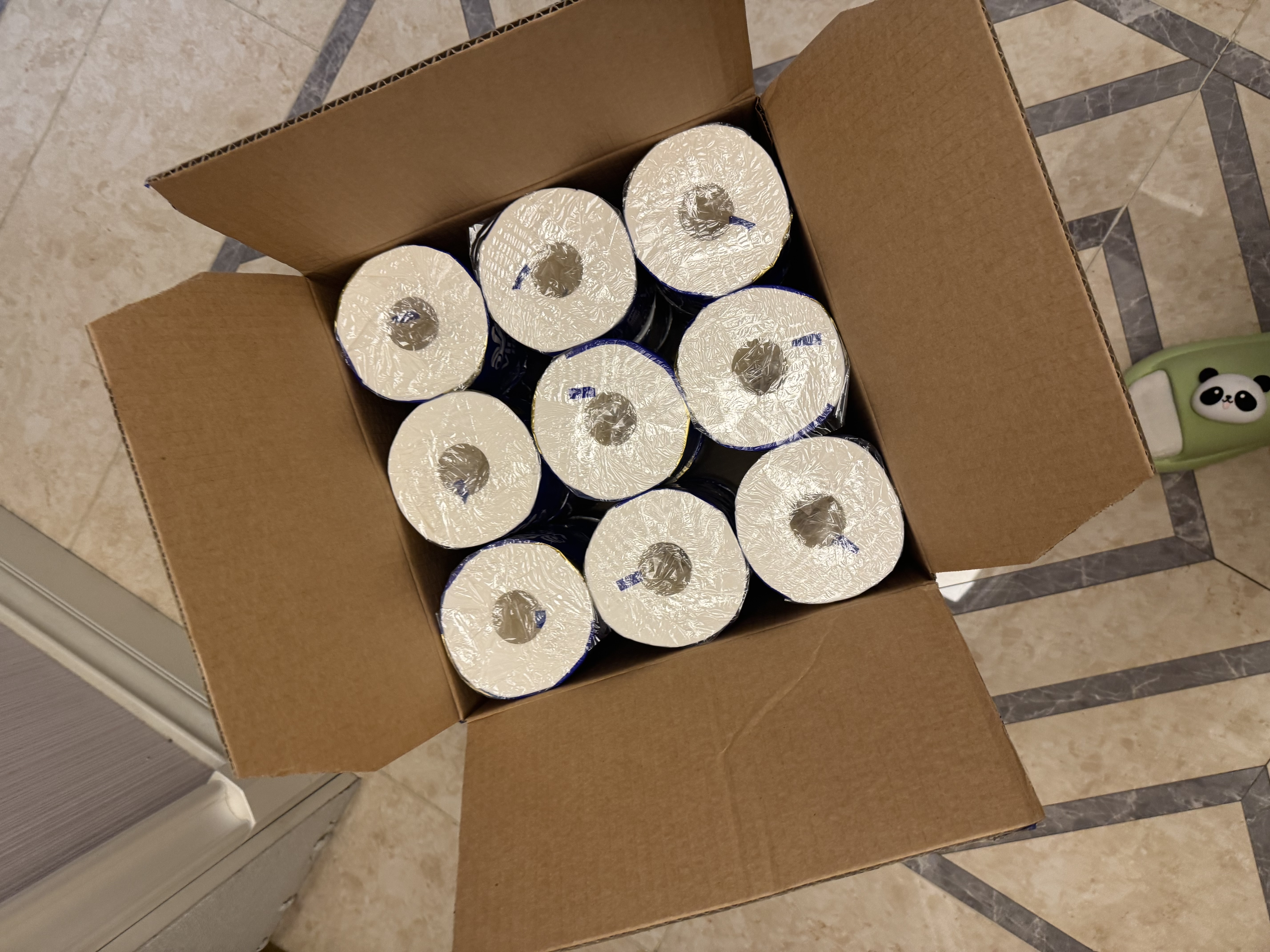 维达（Vinda）有芯卷纸 蓝色经典4层200克*27卷 高克重卫生纸 厕纸纸巾整箱 实拍图