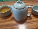 周泽堂 天青汝窑 秦权壶3件套 景德镇整套茶壶高档茶具礼盒套装 实拍图