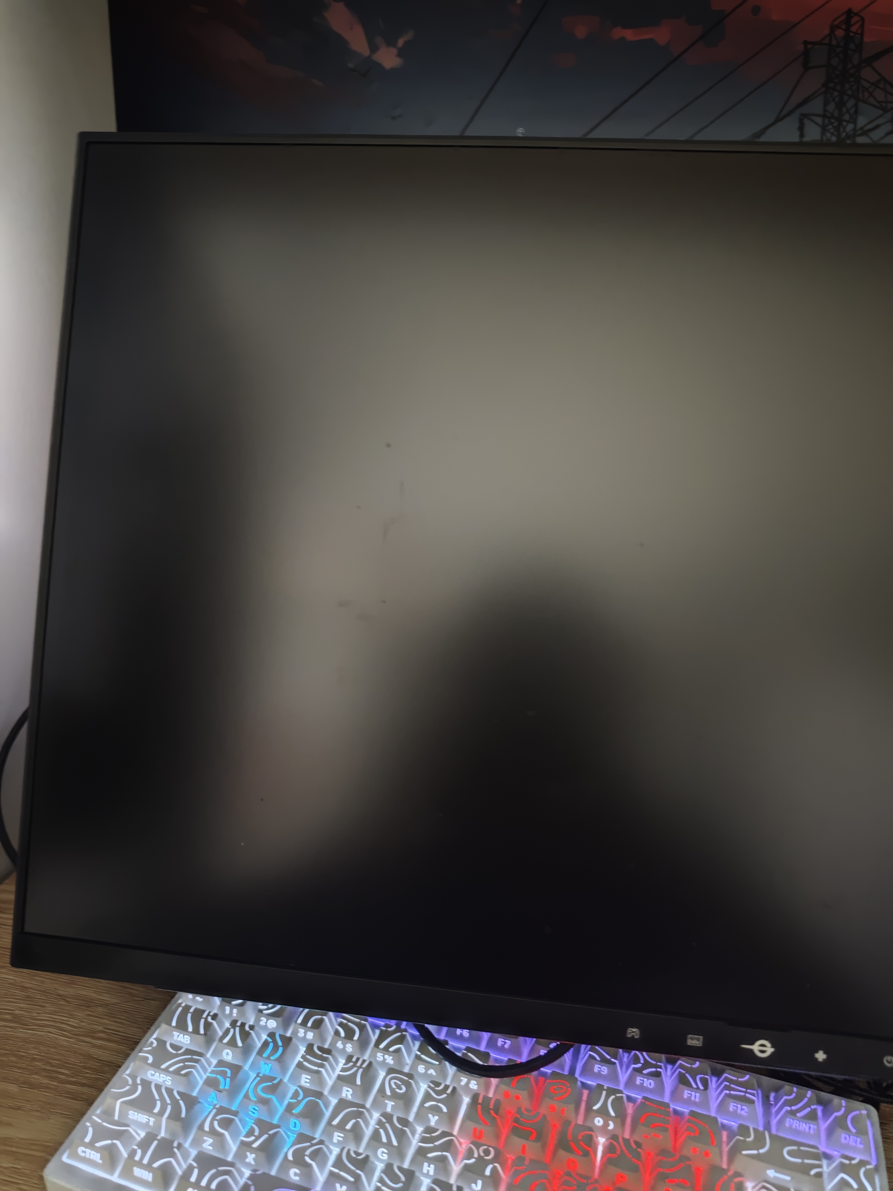 泰坦军团24.5英寸双侧入光屏2K 275Hz DyDs0.5ms HDR500耳机挂架 OSD桌面软件 硬件低蓝光电竞显示器KG257S 实拍图