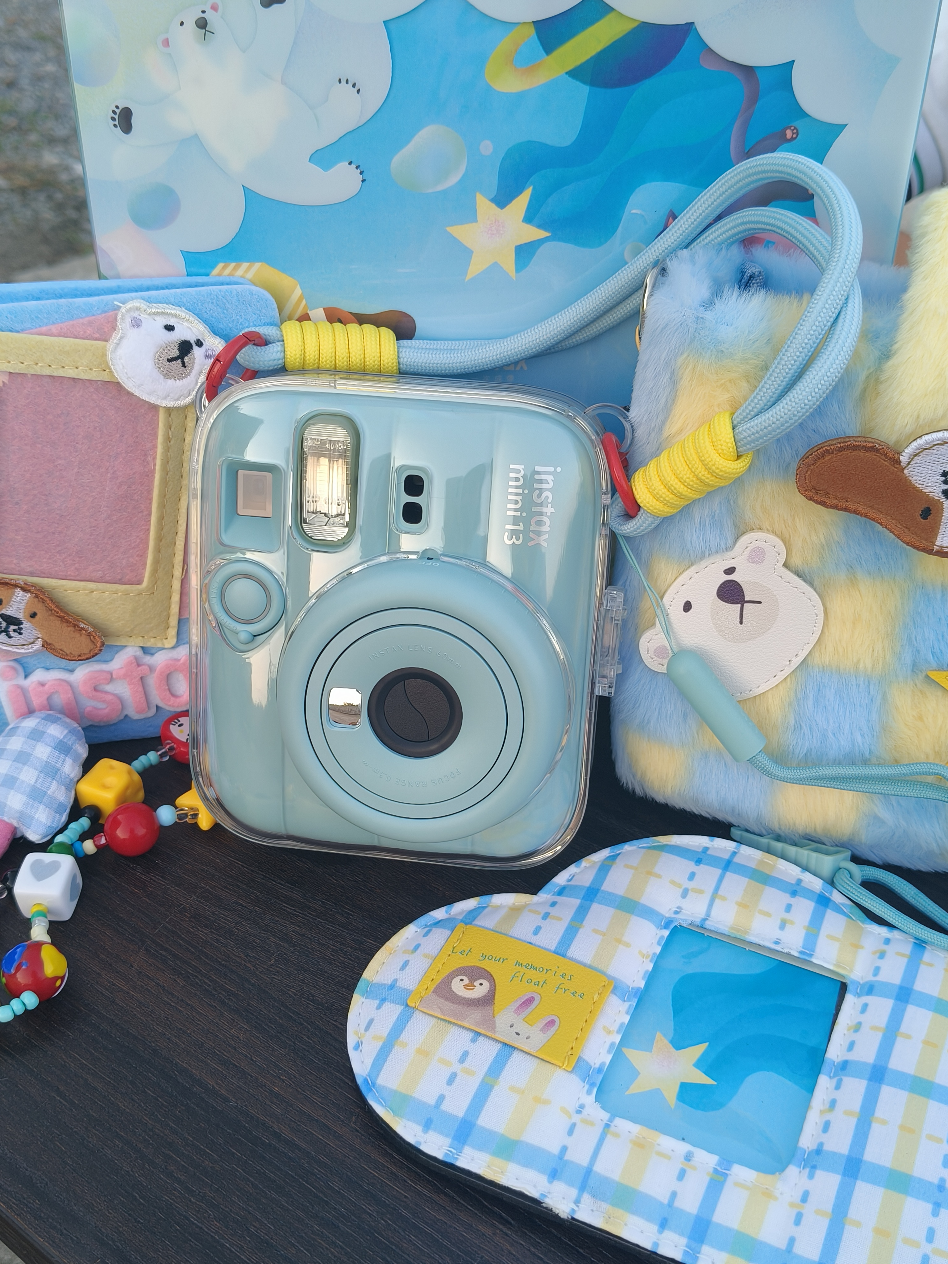 INSTAX富士instax立拍立得 一次成像相机 mini13（mini12升级款）蜜瓜绿 实拍图