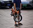 大行（DAHON）KT610 橙色折叠自行车16英寸YUKI超轻迷你便携男女式通勤单车 实拍图