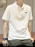 李宁翻领polo衫男士短袖衣服春夏新款夏季纯棉休闲透气半袖t恤男T 实拍图