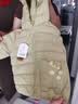嘟嘟家【三防面料】儿童冬季轻薄红色羽绒服新年冬装女童拜年服男童童装 果绿色 90 实拍图