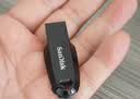 Sandisk闪迪64GB USB3.2 U盘 CZ550黑色 读速100MB/s 安全加密 数据恢复 学习办公电脑车载 高速大容量优盘 实拍图