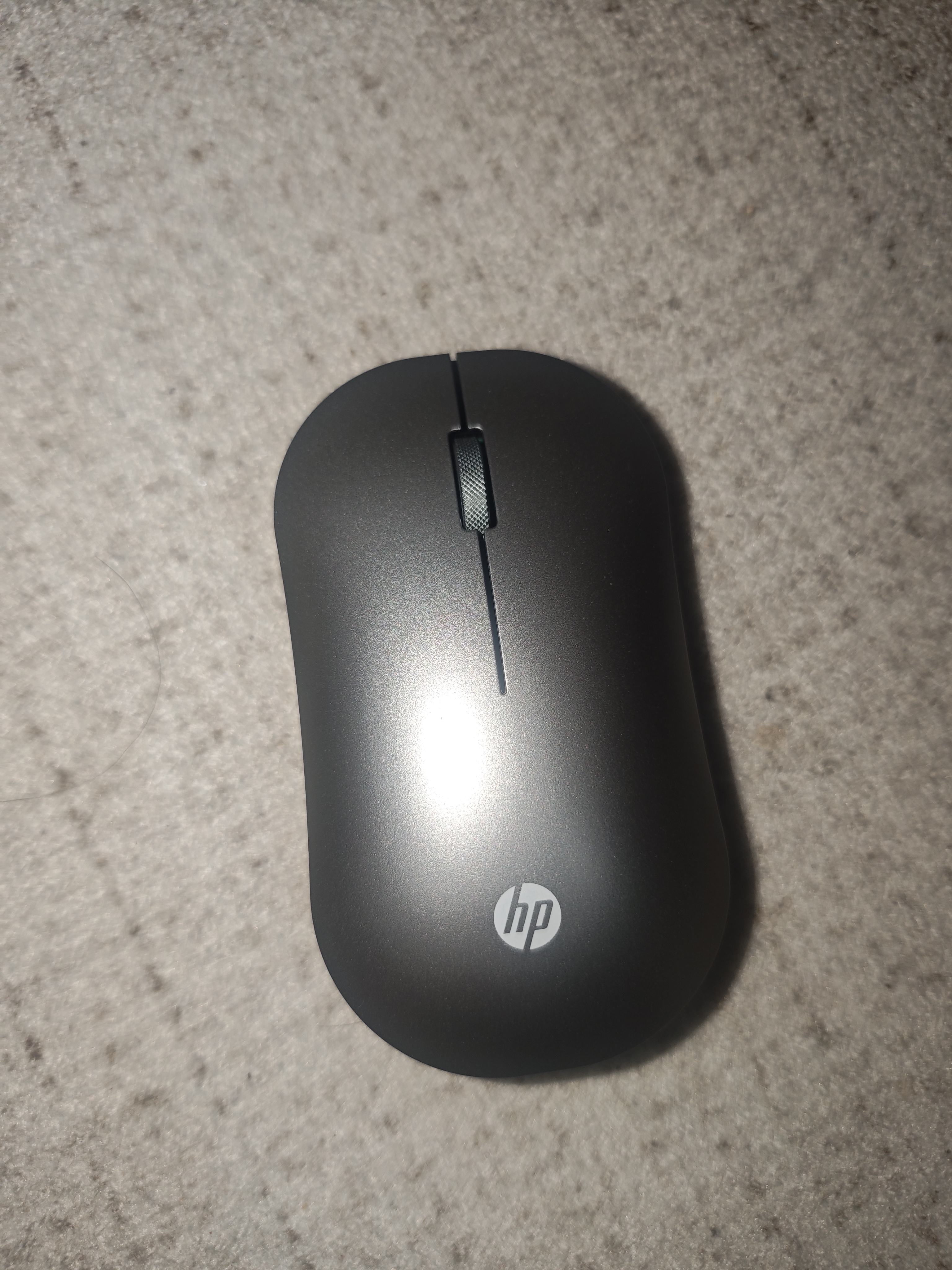 惠普（HP）DM10C无线蓝牙双模鼠标 可充电无线鼠标 商务办公无线鼠标苹果笔记本微声蓝牙无线鼠标 银色  实拍图
