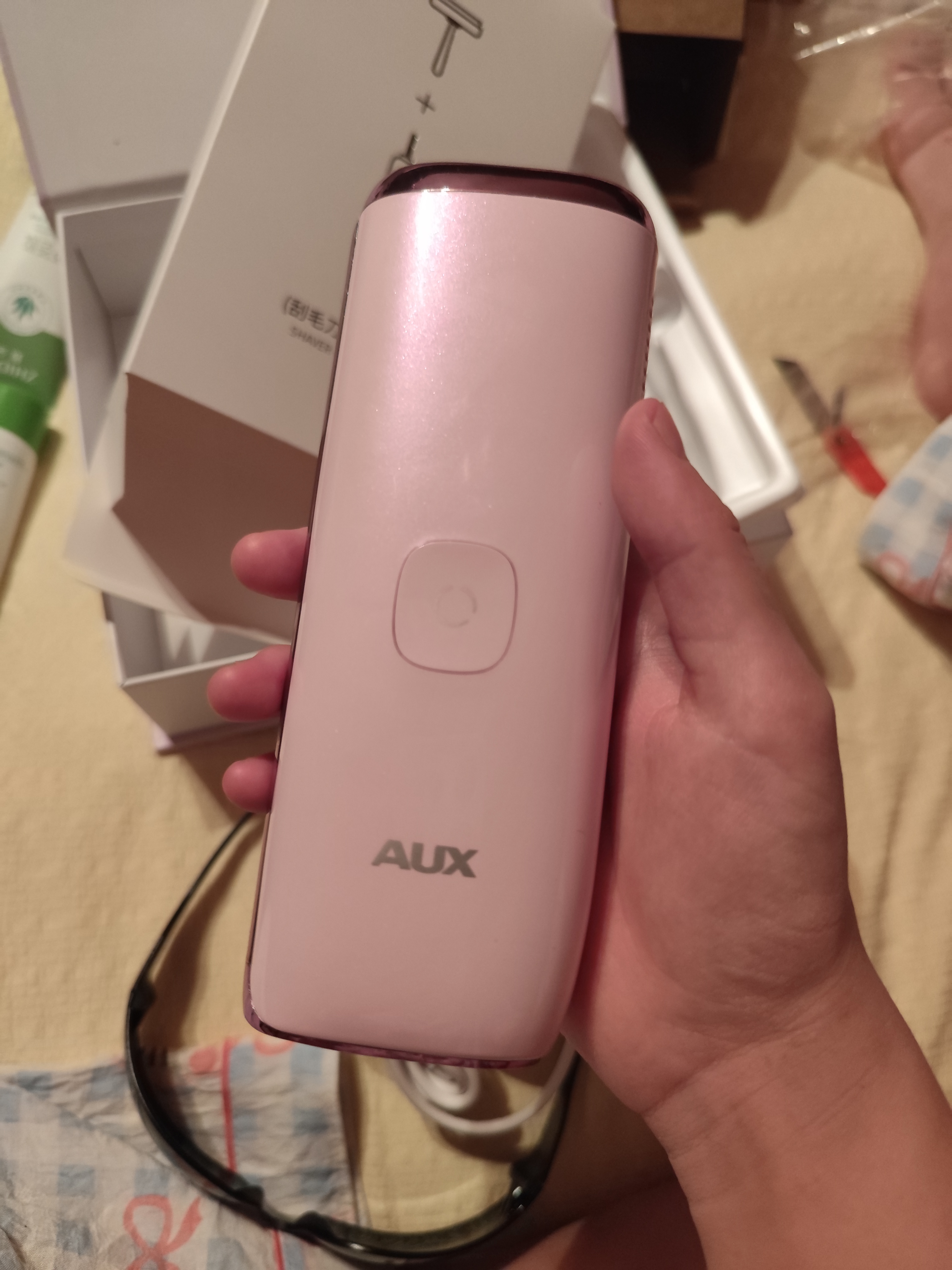 奥克斯（AUX）脱毛仪蓝宝石冰点全身腋下私处家用剃毛器送女友老婆礼物1127大能量ProMax 实拍图