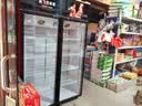 新飞 （Frestec）展示柜冷藏保鲜柜酒水饮料冰柜双开门冷藏柜酒店冷藏保鲜柜超市直冷玻璃门风冷无霜冰箱立式冷柜 大双门黑红上机900L【4D风冷无霜】1.2米 实拍图