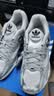 adidas JENNIE同款贝果鞋ASTIR厚底增高老爹鞋阿迪达斯三叶草   白/灰（推荐脚型偏宽偏高选大半码）   41 实拍图