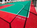 劲踏（JINTA）户外悬浮地板篮球场地垫室外学校操场半场拼接防滑塑胶运动地板 实拍图