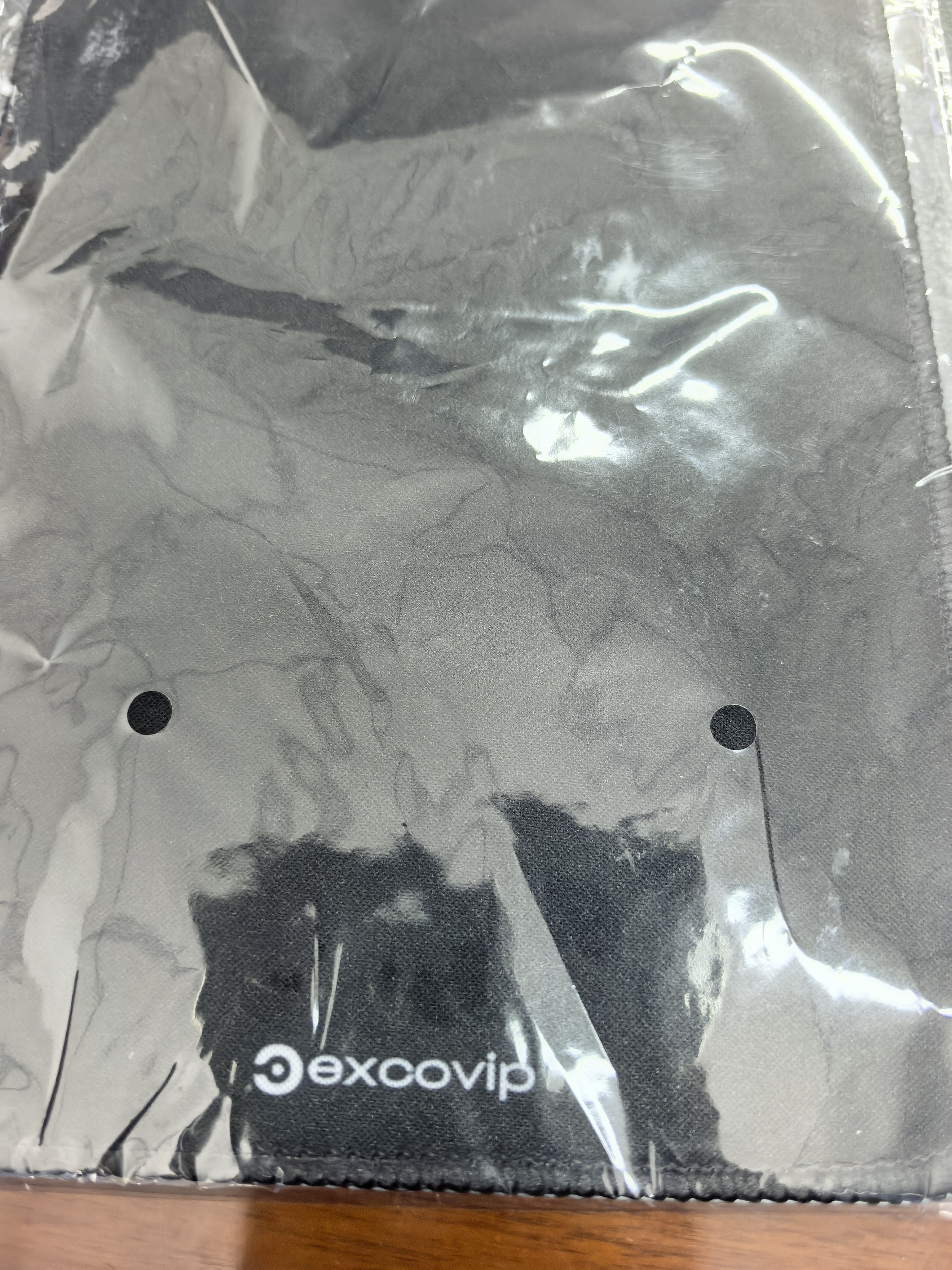 宜适酷（EXCO）黑色鼠标垫小号方形 包边电脑办公携带桌垫电竞鼠标托键盘书桌垫可水洗0498 实拍图