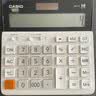 卡西欧（CASIO）DH-14-WE中型无声款14位数字显示 双电源超宽计算器 白色 实拍图