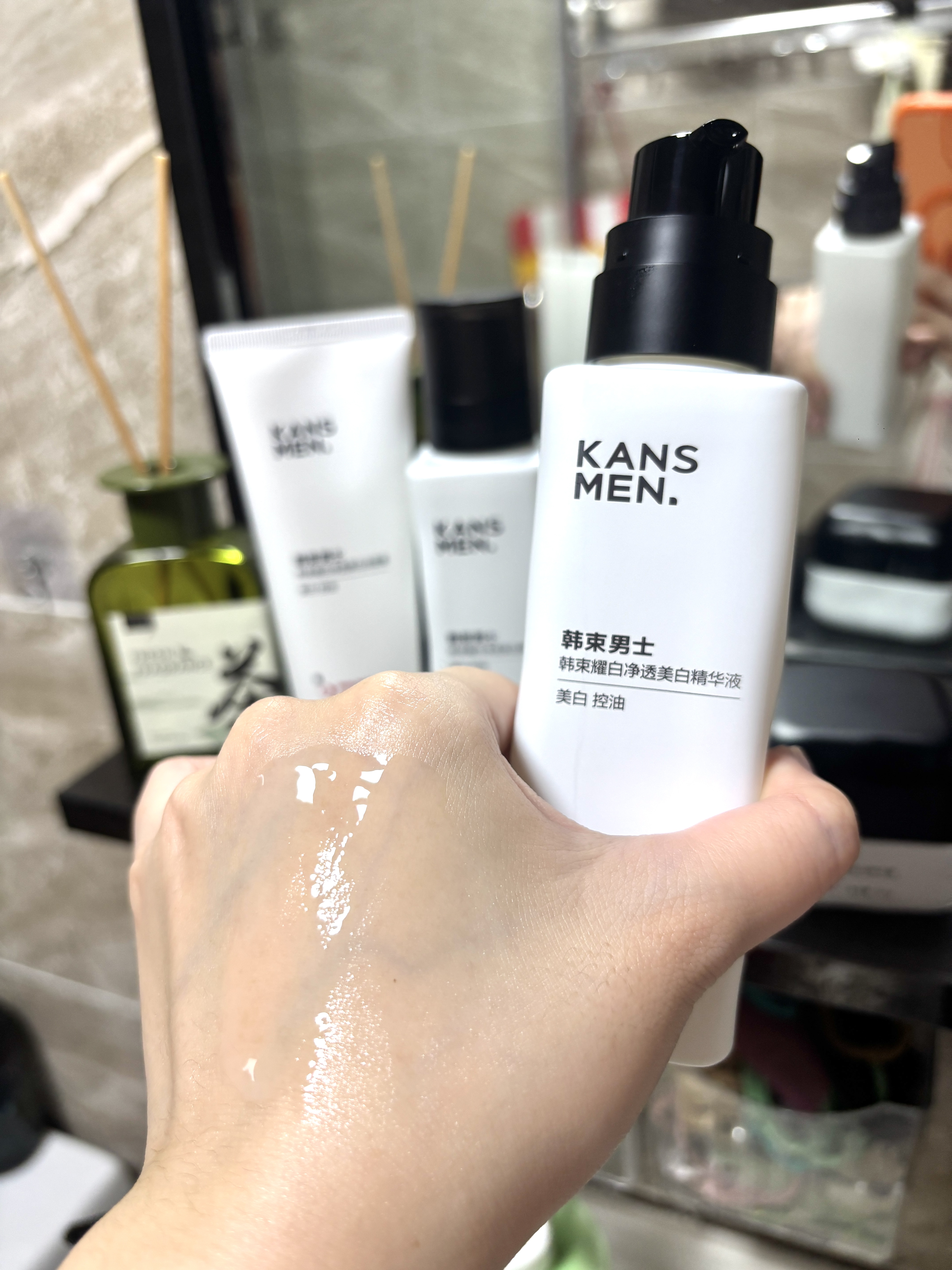 韩束男士专用护肤品套装美白377礼盒洗面奶保湿面霜爽肤水乳生日礼物 实拍图