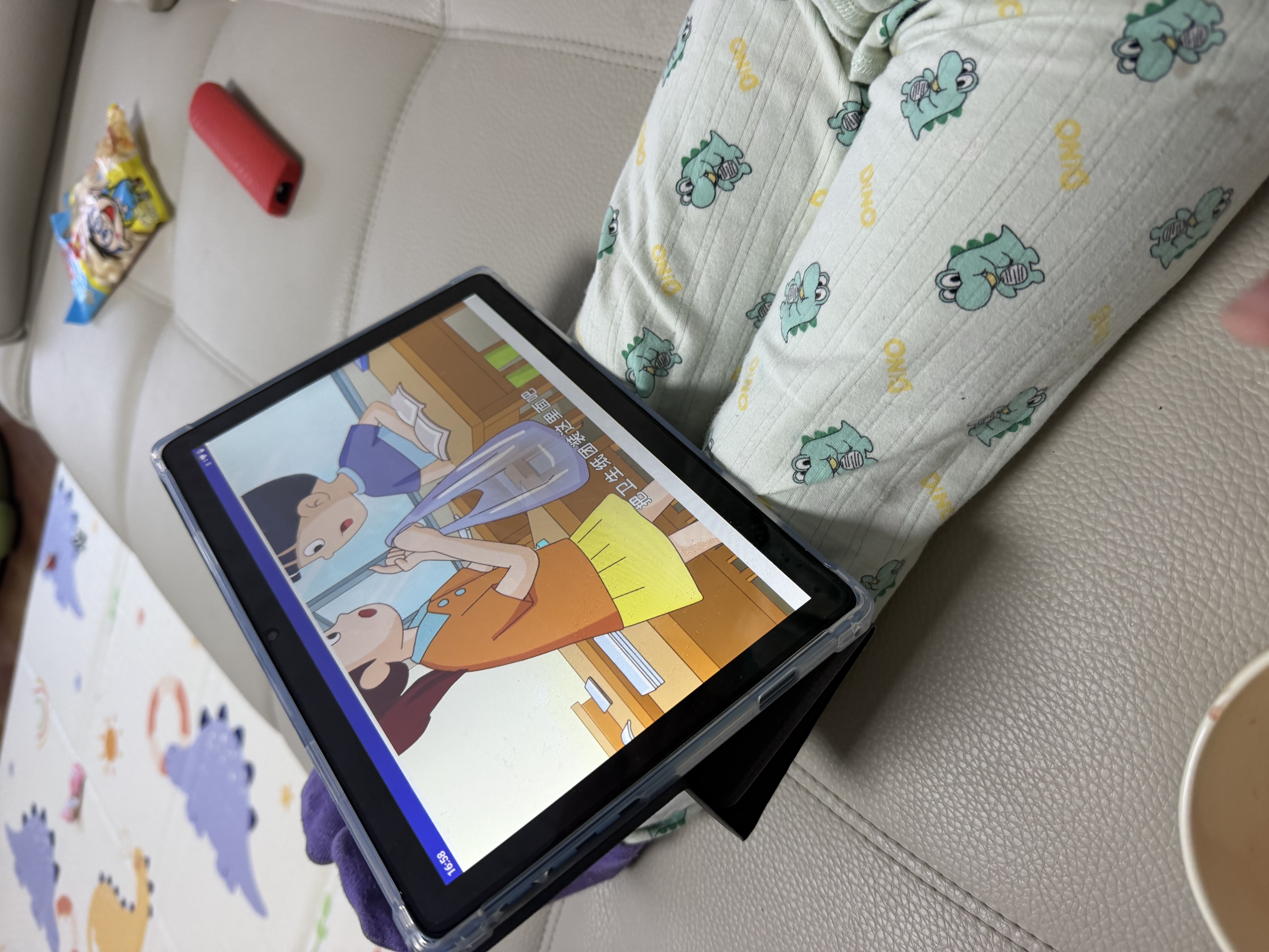 东方状元2026新款学习机11寸AI小学生英语点读机初高中家教机课本同步幼儿童早教故事识字拼音学练机上网课 5G极速网【睿智蓝】 12G+512G｜教材同步终身免费+20重AI护眼 实拍图