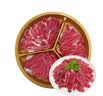 新西兰鲜切涮烤牛肉片三拼(前胸、牛霖、后胸)350g 实拍图