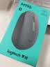 罗技（Logitech）M196 无线蓝牙鼠标 办公鼠标 笔记本商务办公家用 小巧便携 对称手型 石墨灰 实拍图