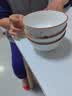 【东东农场专供】陶瓷碗家用喜庆乔迁新居碗碟餐具套装岁月静好 岁月静好3碗 实拍图