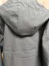 JEEP吉普夹克男士外套春秋季休闲连帽宽松冲锋衣服男装 灰色 XL 实拍图
