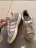 adidas 面包鞋 GRAND COURT BASE 00s休闲板鞋平底鞋男女阿迪达斯 浅灰/白色/树脂黄   42 实拍图