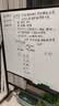 得力白板写字板120*90cm H型碳钢支架式磁吸书写移动升降办公会议黑板家庭辅导培训33715【升级双面】 实拍图