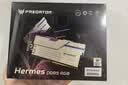 宏碁掠夺者（PREDATOR）48G(24G×2)套装 DDR5 6000频率 台式机内存条 Hermes冰刃系列 RGB灯条(C28) 白色 AI电脑配件 实拍图