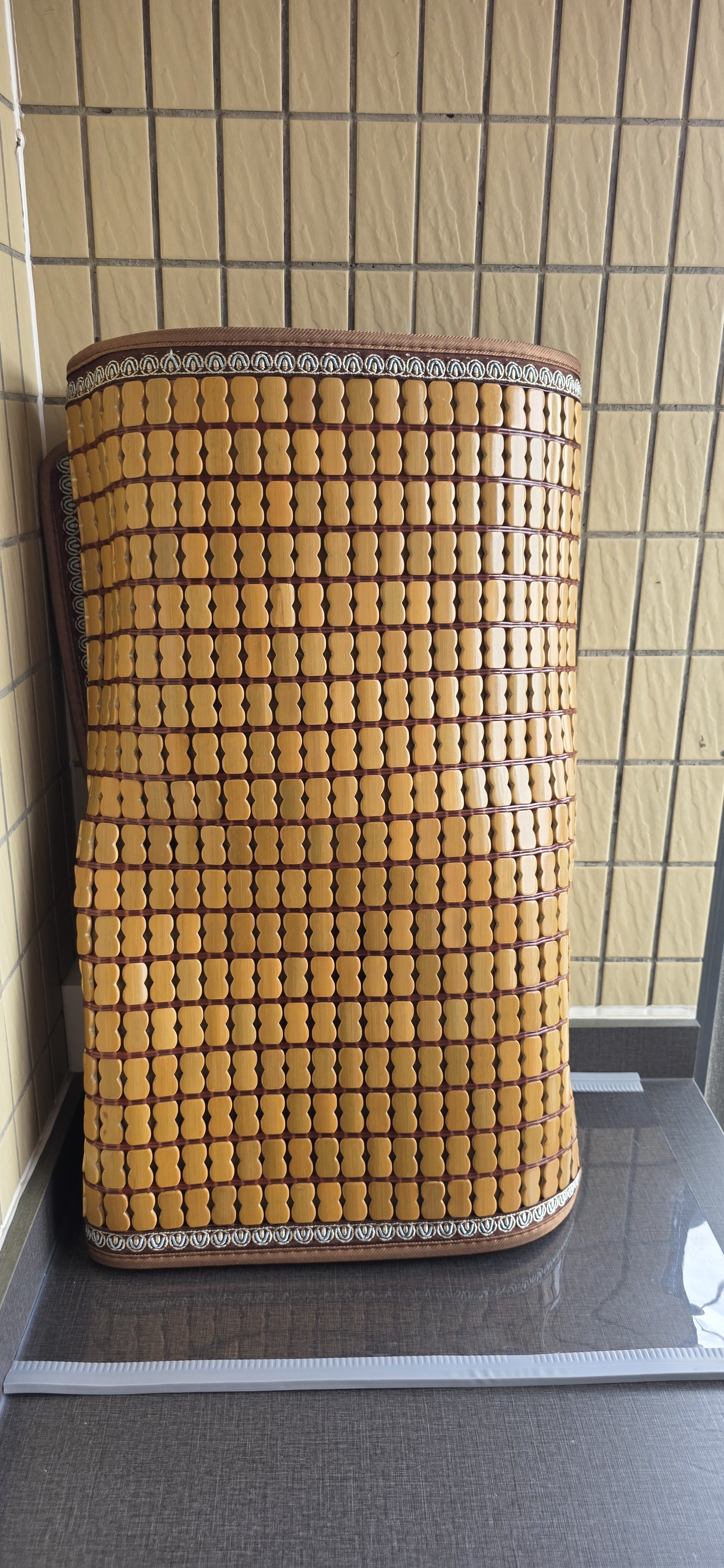 艾薇（AVIVI）夏季沙发垫凉席坐垫麻将席竹席凉垫防滑冰丝飘窗垫70*180炒籽 实拍图