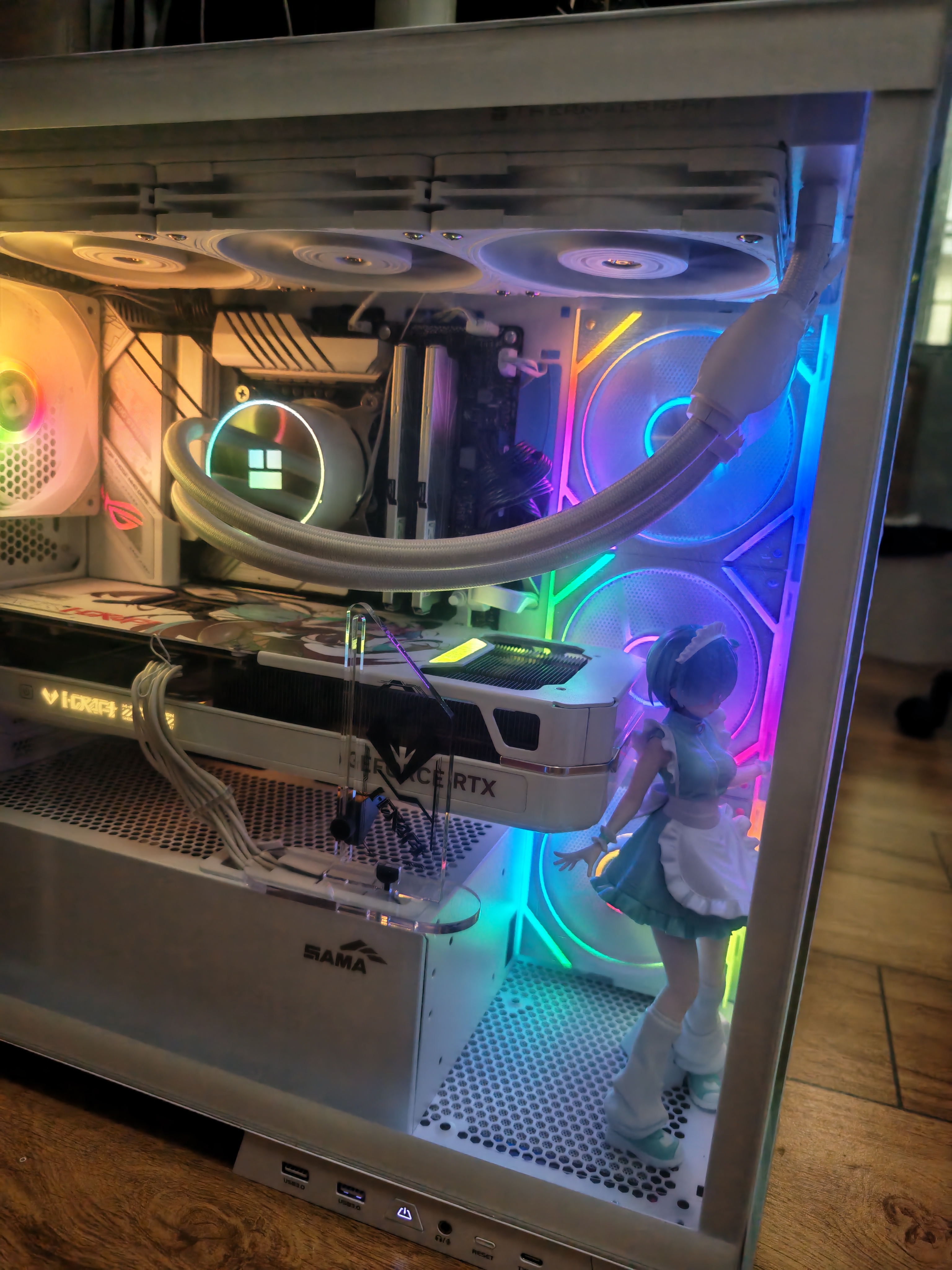 利民（thermalright）Frozen Magic 360 Scenic V2 冰封远景一体式水冷散热器 B12W风扇ARGB冷头 FM360S V2 实拍图