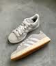adidas 面包鞋 GRAND COURT BASE 00s休闲板鞋平底鞋男女阿迪达斯 浅灰/白色/树脂黄   41 实拍图