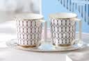 Wedgwood【檀健次同款】WEDGWOOD金粉年华骨瓷马克对杯心动礼盒新婚礼物 实拍图
