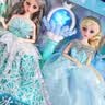 芭比（Barbie）女孩生日礼物公主娃娃-冰雪奇缘1艾莎公主娃娃HLW47 实拍图