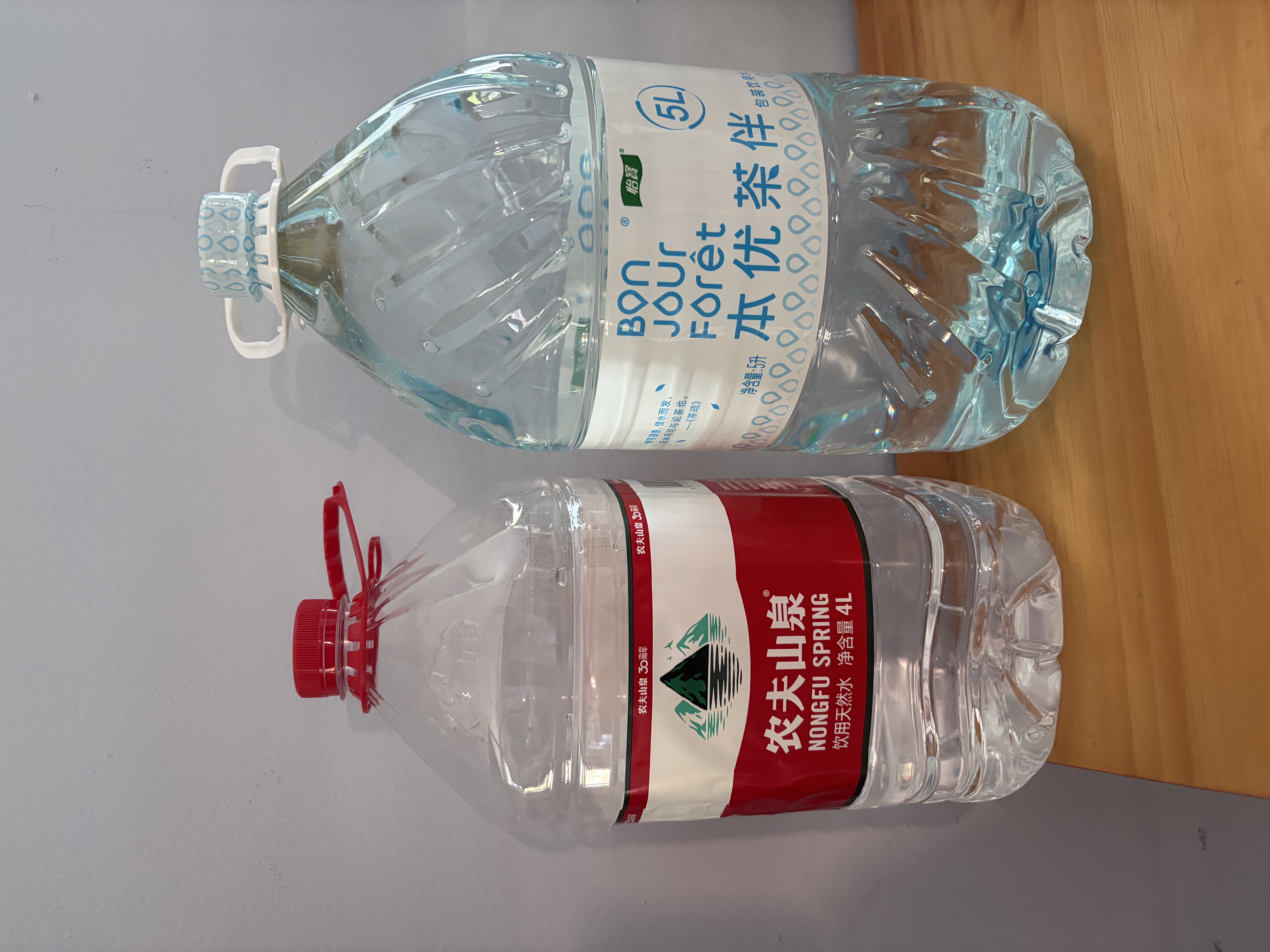 怡宝本优茶伴(武夷山泡茶水)包装饮用水 5L*4瓶 桶装水 整箱装 实拍图