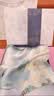 DHKZSTE丝巾女桑蚕丝真丝70方巾围巾母亲节送女友老婆妈妈长辈生日礼物 国风荷花 实拍图