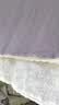 曼克顿（MANKEDUN）云感木棉邹邹纱双层纱全棉花边公主风床上四件套可机洗不易变形 邹邹双层纱-紫苏 四件套1.8 床单款 (被套200*230cm) 实拍图