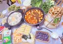 安井三色芝士年糕 500g 约40个 夹心拉丝年糕 韩国部队火锅速冻食材 实拍图