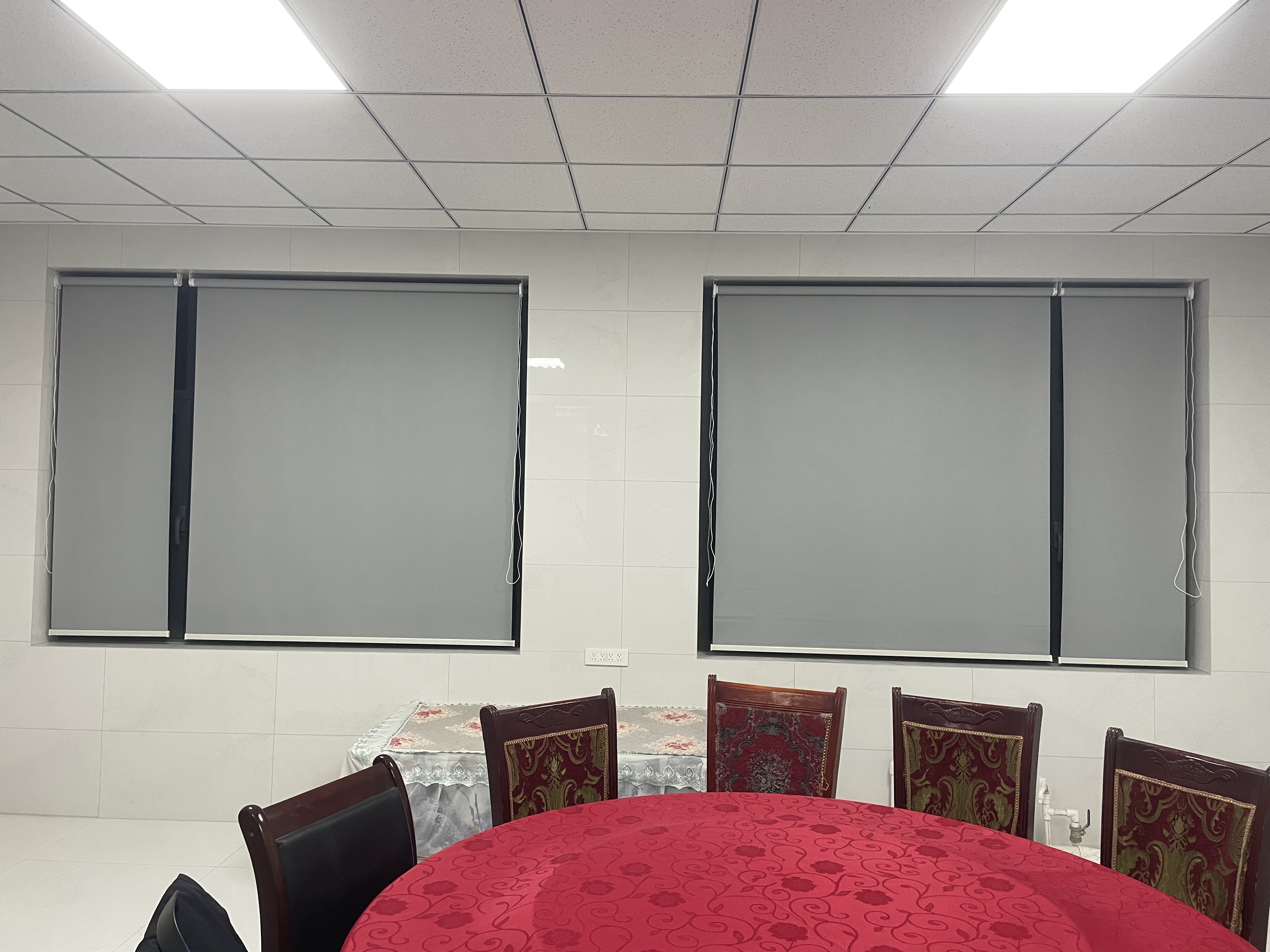 慕唐卷帘窗帘遮光隔热防晒办公室阳台卧室加厚防水遮阳升降帘 实拍图
