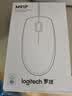 罗技（Logitech）M91P（同M90外型）有线鼠标 家用办公鼠标 电脑笔记本鼠标 左右手通用对称鼠标  黑色 实拍图