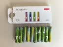 京东京造7号电池10节京东自营七号电池彩虹碱性电池环保适用玩具血压计血糖仪遥控器挂钟电子锁体脂秤鼠标 实拍图