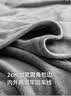 京东京造经典法兰绒毯 1150g空调被加厚双面沙发午睡盖毯 高级灰1.5x2m 实拍图