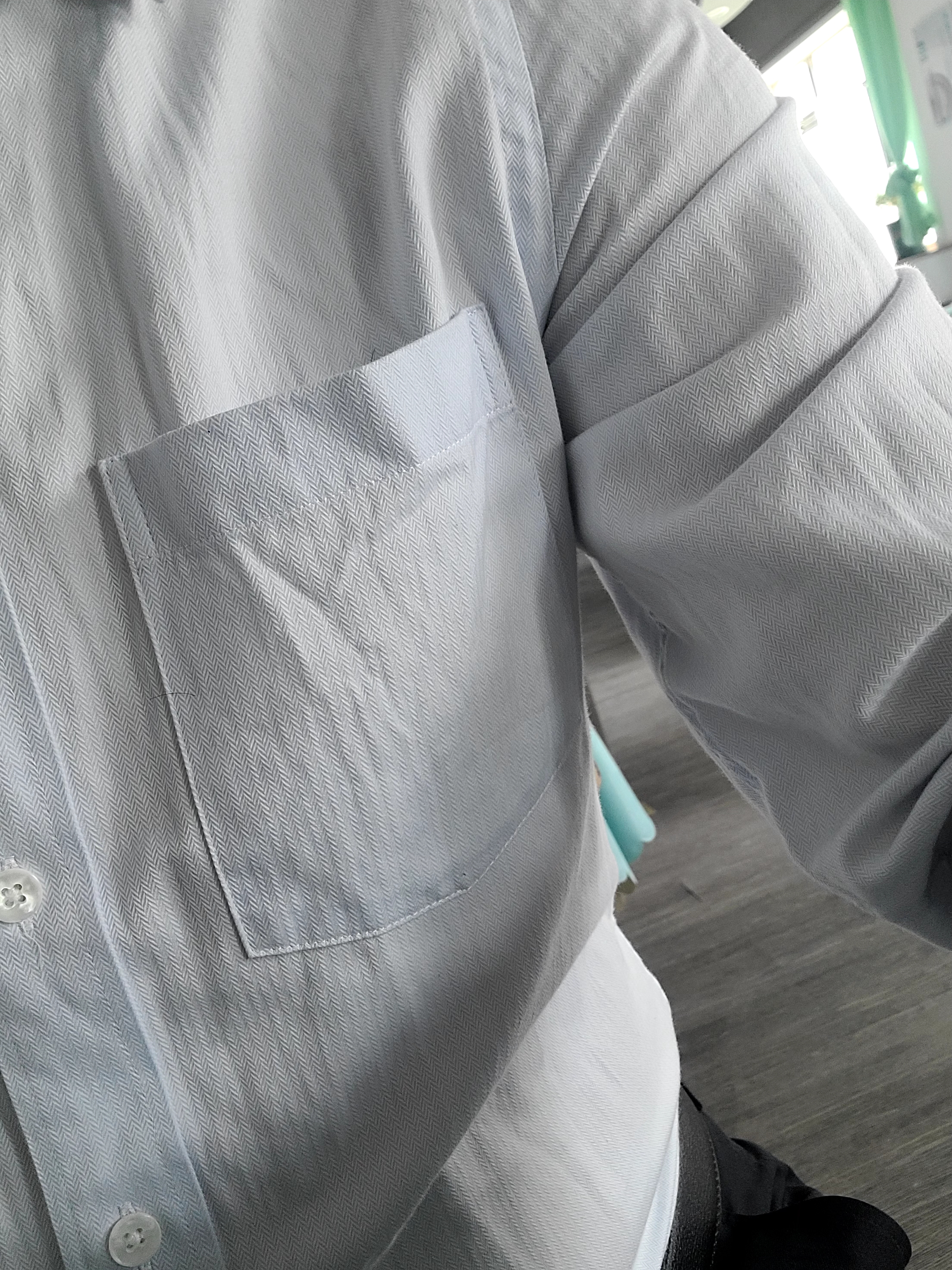 罗蒙（ROMON）短袖衬衫男士夏季半袖上衣服衬衣商务纯色正装 白色  2XL 实拍图